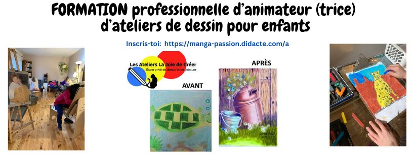 formation animateur ateliers dessin