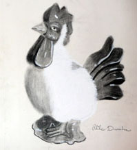 dessin coq